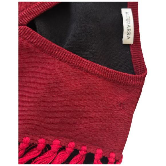 ALTUZARRA Ming Fringed Wool Sweater Size S - Picture 9 of 13